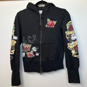 Disneyland Resort Mickey Mouse Zip Up Hoodie size S